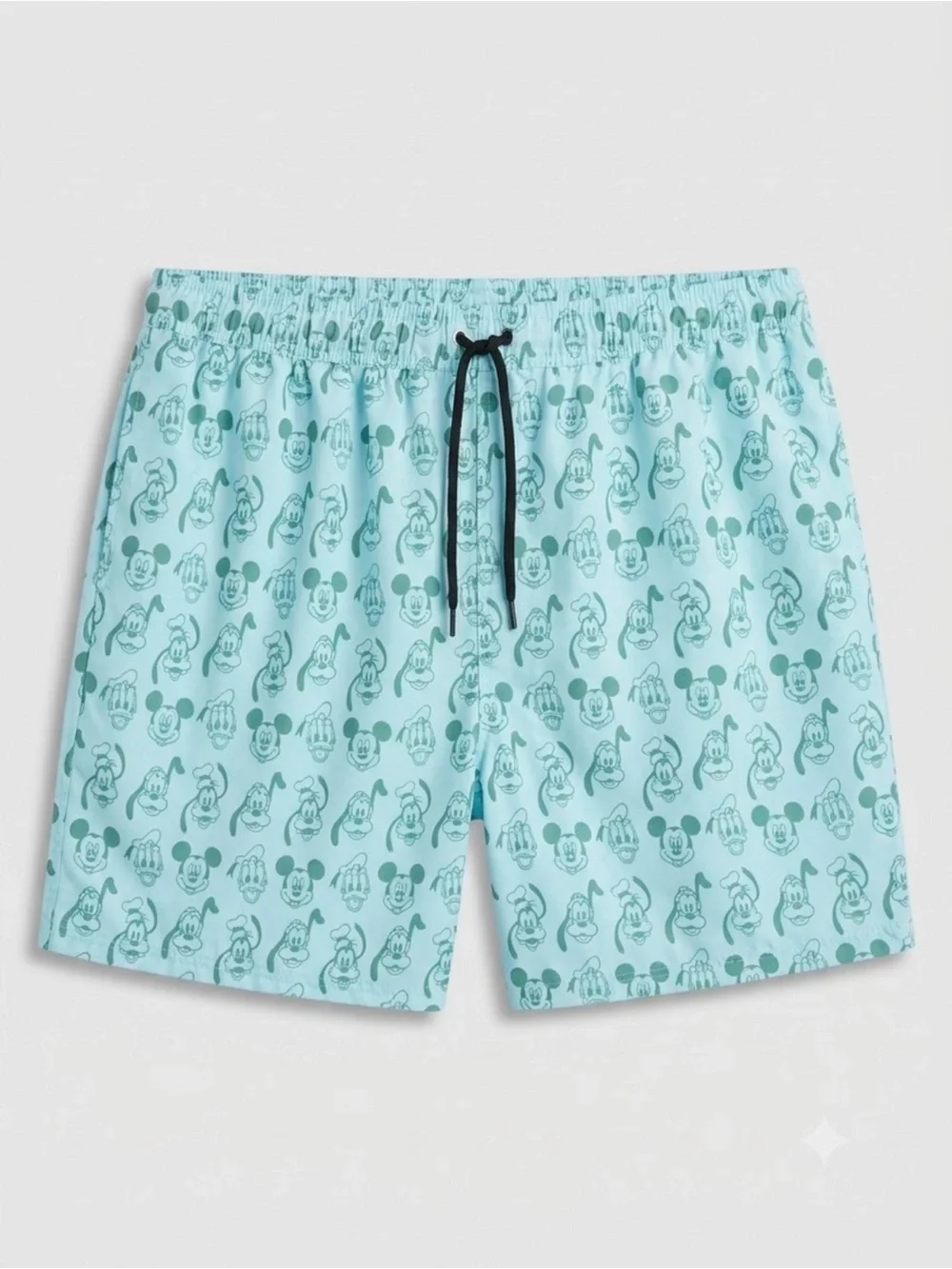Official Disney Mickey Mouse Donald Duck Goofy Men’s Swim Trunks Size Medium